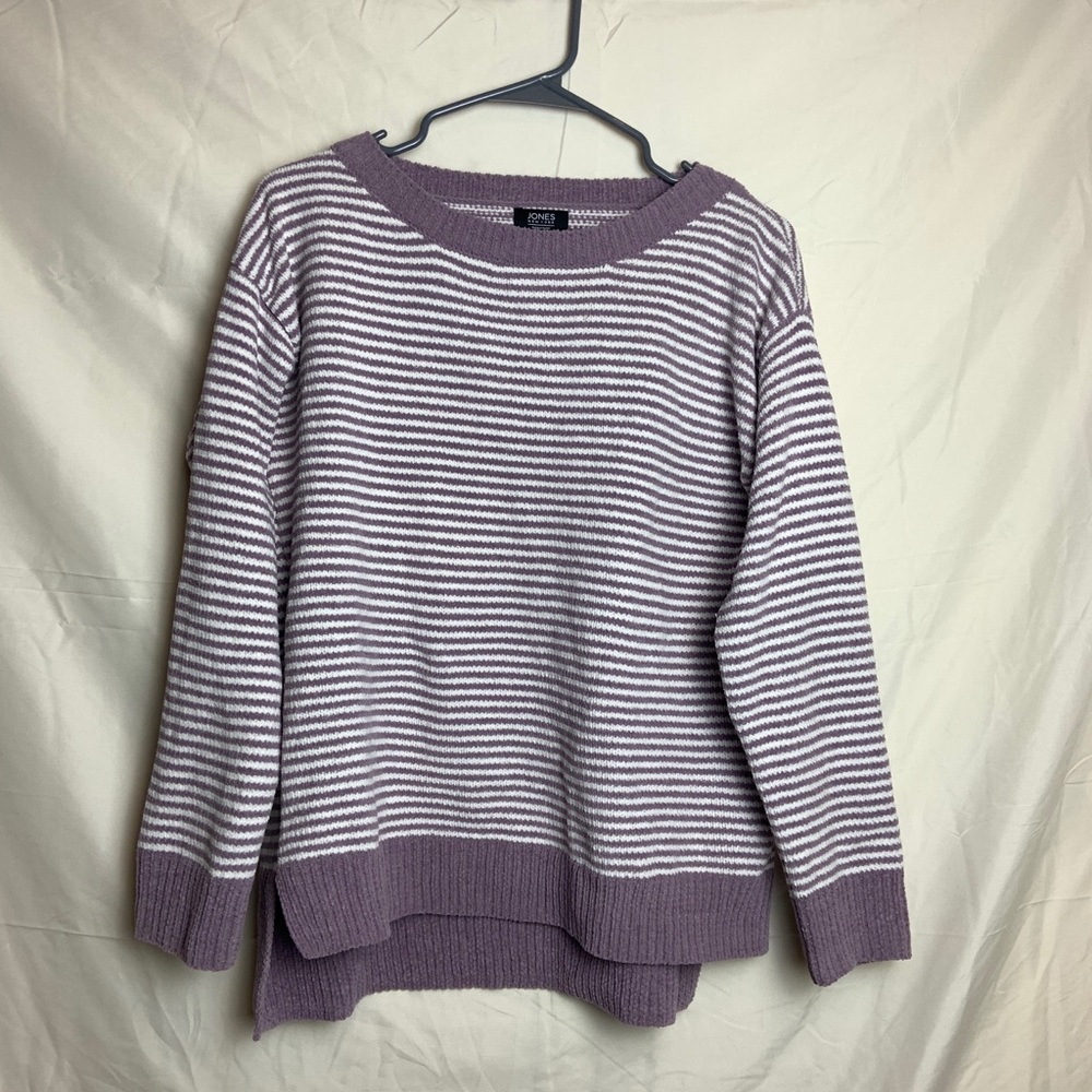 Lavender Striped Sweater